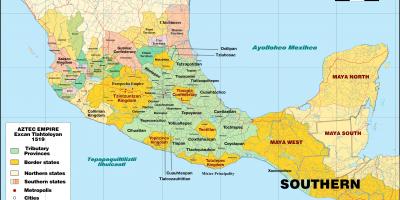 Amerike u Mexico city na karti
