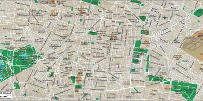 Mexico city mapa ulica