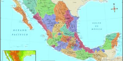 Karta Meksika zip kod grada 