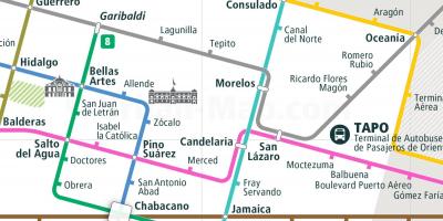 Karta je navodno u Mexico cityju 