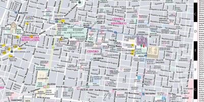 Mapa ulica Mexico 