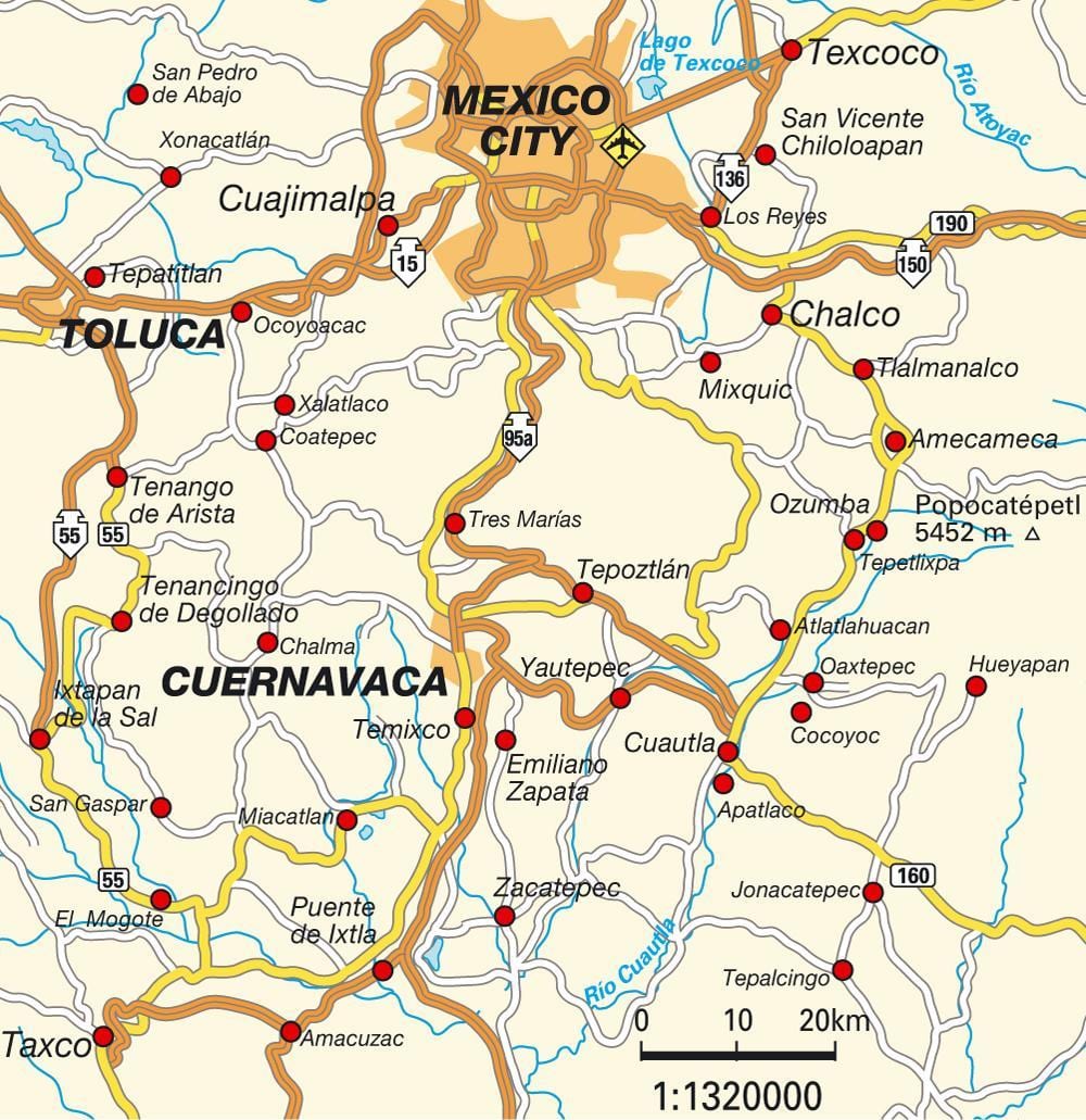 Mexico city ДФ karti